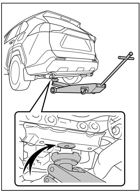 SUZUKI Across (2024) - Emplacement du point de levage - 2