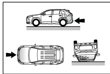 SUZUKI Across (2024) - Types de collisions au cours desquelles les airbags SRS peuvent ne passe déployer (airbags SRS latéraux etrideaux) - 2