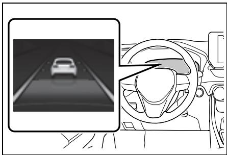 SUZUKI Across (2024) - Avertissement de proximité (mode de commande de la distance de vehicule à vehicule) - 1