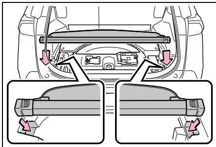 SUZUKI Across (2024) - Retrait du couvre-bagages - 4
