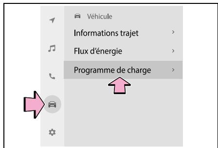 SUZUKI Across (2024) - ■ Affichage de l'écran "Programme de charge" - 1