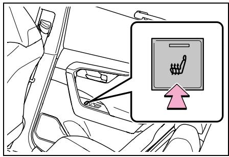 SUZUKI Across (2024) - Utilisation des chauffages de siège - 2