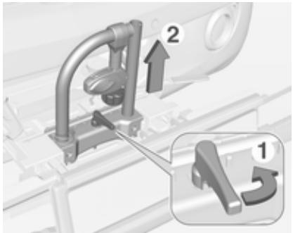 OPEL Adam (2014-2019) - Démontage du porte-vélo - 3