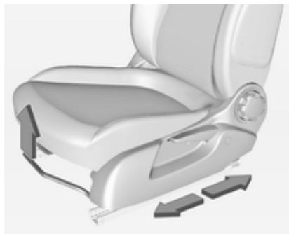 OPEL Adam (2014-2019) - Réglage longitudinal - 1