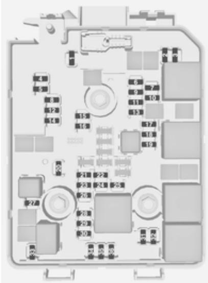 OPEL Adam (2014-2019) - Boîte à fusibles du compartmentement moteur - 2