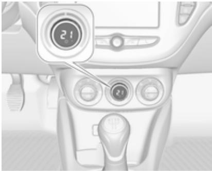 OPEL Adam (2014-2019) - Présélection de la température - 1