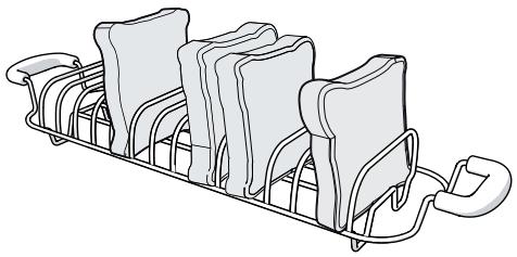 SMEG TSF01PKEU - Support viennoiserie - 1