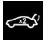 DODGE Charger (2021) - Bouton d'ouverture du coffre de la télécommande - 1