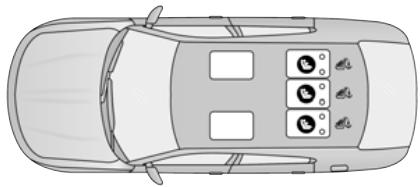 DODGE Charger (2021) - Places munies du système LATCH pour installer les ensembles de retenue pour enfants dans ce vehicule - 1