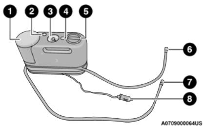 DODGE Charger (2021) - COMPOSANTS ET FONCTIONNEMENT DE LA TROUSSE D'ENTRETIEN DES PNEUS - 1