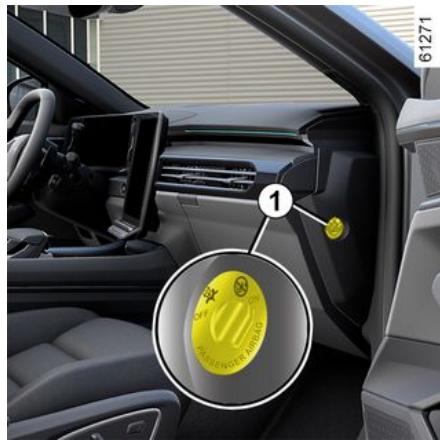 RENAULT Rafale (2024) - Activation airbag passager avant - 1