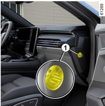 RENAULT Rafale (2024) - Désactivation airbag passager avant - 1