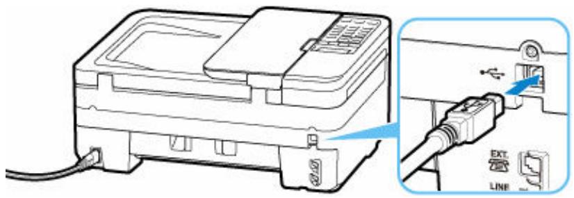 CANON TR4756I - Contrôle 1 Assurez-vous que le cable USB est correctement connecté à l'imprimante et à l'ordinateur. - 1