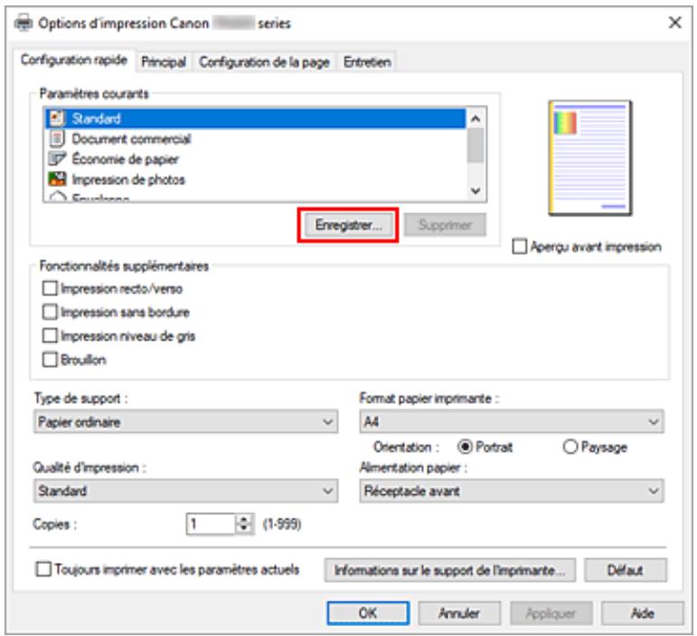 CANON TR4756I - Cliquez sur Enregister... - 1