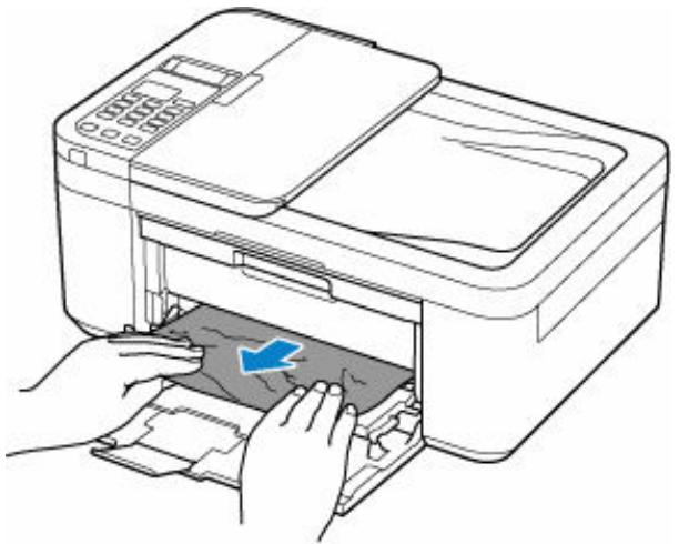 CANON TR4700series - Retrait du papier coince au niveau de la fente d'éjection du papier - 1