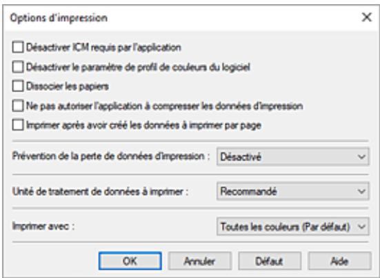 CANON TR4700series - Modification des paramètres de l'imprimante depuis votre ordinateur (Windows) - 2
