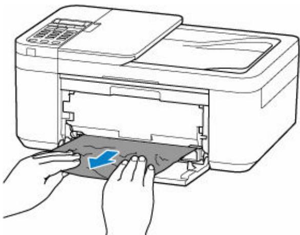 CANON TR4700series - Retrait du papier coincide au niveau de la fente d'alimentation du réceptacle avant - 3