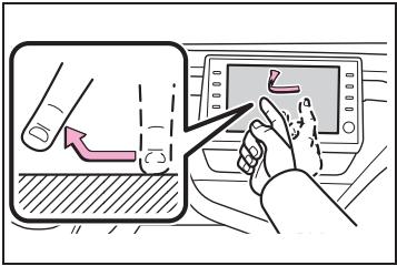 TOYOTA Camry (2021) - Manipulation de l'écran tactile - 3