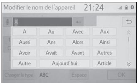 TOYOTA Camry (2021) - Affichage des prédictions de texte - 2