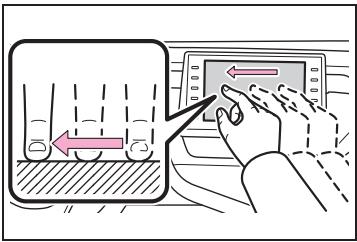 TOYOTA Camry (2021) - Manipulation de l'écran tactile - 2