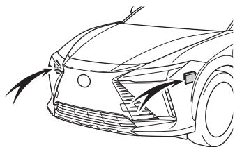 LEXUS RZ (2023) - Pour éviter un dysfonctionnement des capteurs radar - 1
