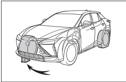 LEXUS RZ (2023) - Réglage de la porte de coffre électrique lors du remplacement des pneus (véhicules avec porte de coffre électrique) - 1