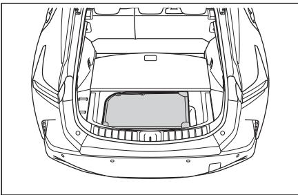 LEXUS RZ (2023) - Rangement du couvre-bagages - 4