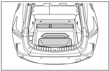LEXUS RZ (2023) - Ranger des éléments sur la plaque sous plateau - 1