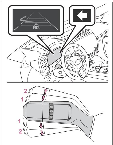 LEXUS RZ (2023) - Fonctionnement du système LCA - 1