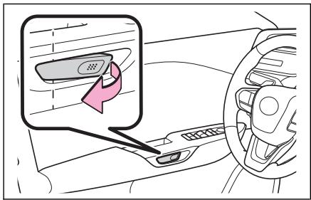 LEXUS RZ (2023) - Conditions de fonctionnement de la poignée de déverrouillage manuel - 1