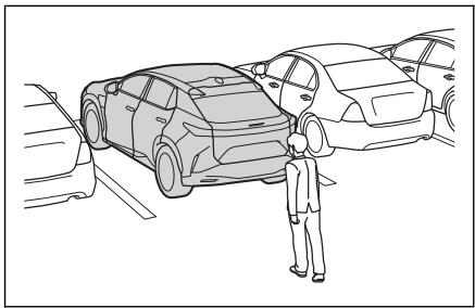 LEXUS RZ (2023) - Exemples de fonctionnement du système - 1