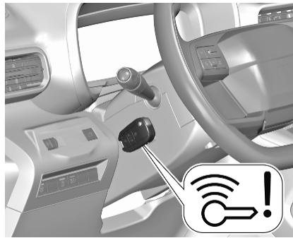 OPEL Combo D (2024) - Utilisation de véhicules à système à clé électronique en cas de panne - 1
