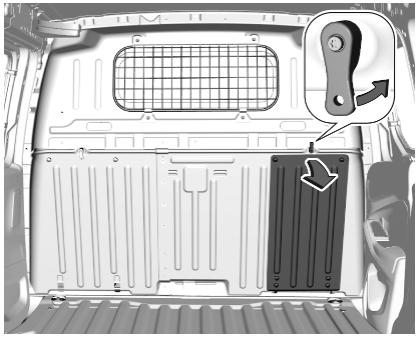 OPEL Combo D (2024) - Dépose du volet - 1