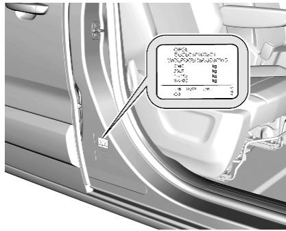 OPEL Combo D (2024) - Plaquette d'identification - 1