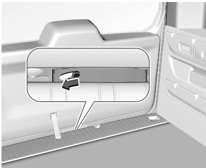 OPEL Combo D (2024) - Ouverture d'urgence du hayon depuis l'intérieur du véhicule - 1