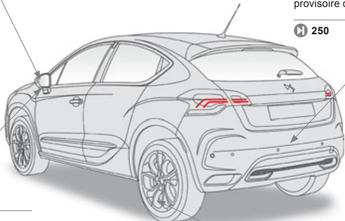 DS Automobiles DS4 Phase 1 (2011-2015) - Stickers de personnelisation extérieure - 1