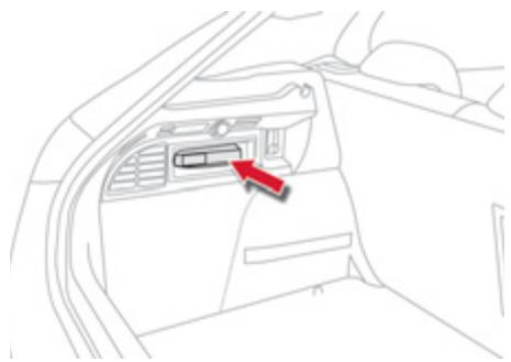 DS Automobiles DS4 Phase 1 (2011-2015) - Pour l'accès au caisson de rangement - 3