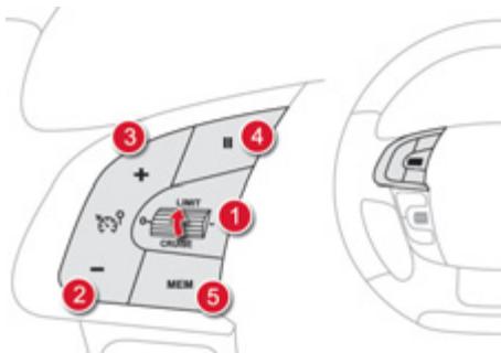 DS Automobiles DS4 Phase 1 (2011-2015) - Commande au volant - 1