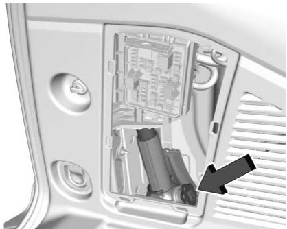 CHEVROLET Tahoe Phase 2 (2025) - Dépose du pneu de secours et des outils - 2