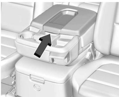 CHEVROLET Tahoe Phase 2 (2025) - Rangement de la console centrale - 1