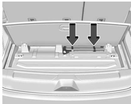 CHEVROLET Tahoe Phase 2 (2025) - Dépose du pneu de secours et des outils - 3