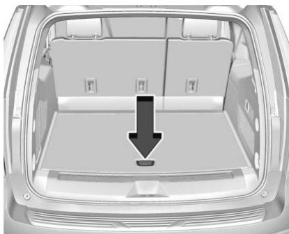 CHEVROLET Tahoe Phase 2 (2025) - Compartiment de rangement arrêté - 1
