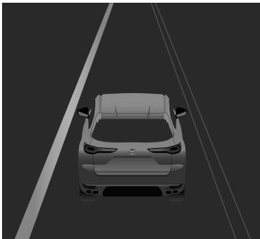 MAZDA CX-60 (2022) - Le système LDWS fonctionne - 1