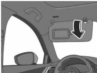 MAZDA CX-60 (2022) - Pour bloquer la lumière de I'avant - 1
