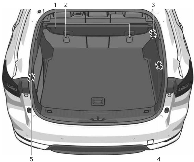 MAZDA CX-60 (2022) - Vue d'ensemble du组成部分 à bagages - 1