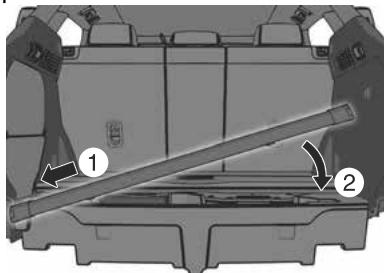 MAZDA CX-60 (2022) - Pour ranger le cache du compartmenté à bagages - 2