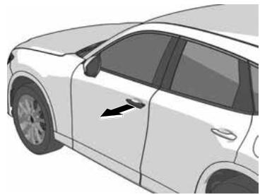 MAZDA CX-60 (2022) - Déverrouillage à l'aide de la clé auxiliaire - 2