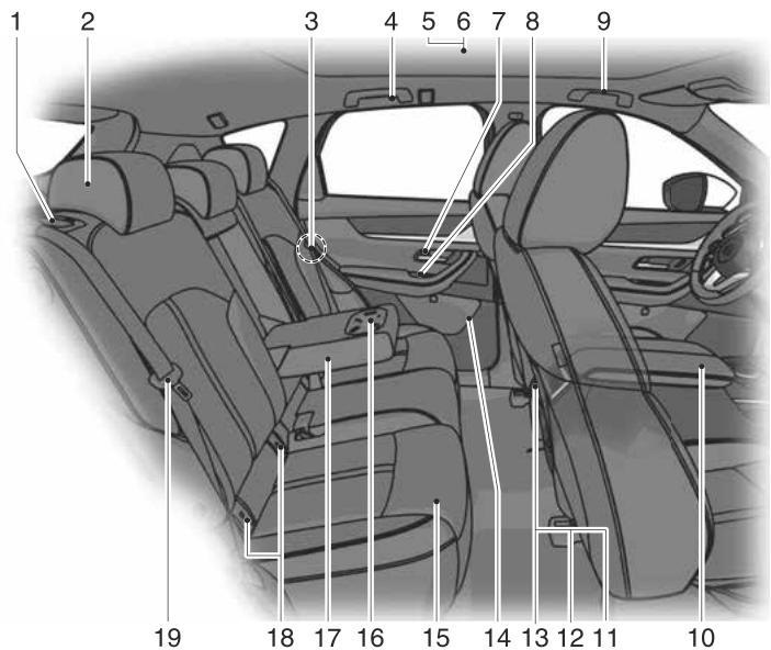MAZDA CX-60 (2022) - Vue d'ensemble de l'habitacle arrêté (modèle avec volant à gauche) - 1