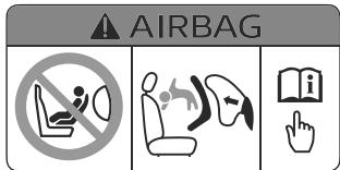 MAZDA CX-60 (2022) - Ceci est extrémement dangereux! Ne jamais utiliser, sur le siège passager avant avec un coussin d'air qui risque de se déployer, un dispositif de retenue pour enfants faisant face vers l'arrière du vehicule. - 1