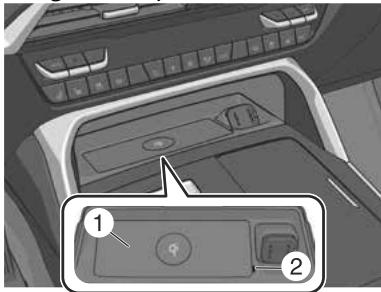 MAZDA CX-60 (2022) - Comment utiliser le chargeur sans fil (Qi) - 1